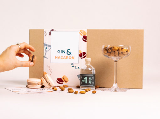 Gin-Macaron-Box, Editorial Design